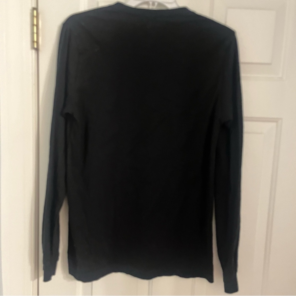 Bella + Canvas Medium Long Sleeve Shirt Graphic BLT DIF RNT Unisex Black White - Picture 5 of 7